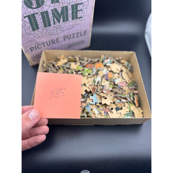 Vintage Jig Time Picture Puzzle - The Mill Stream - Picture 7 of 7